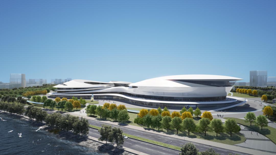 八角湾体育公园航拍,八角湾体育公园建好了吗