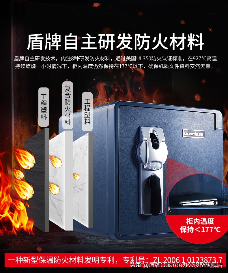 吼天!!被夸爆的高颜值防火保险柜在这里