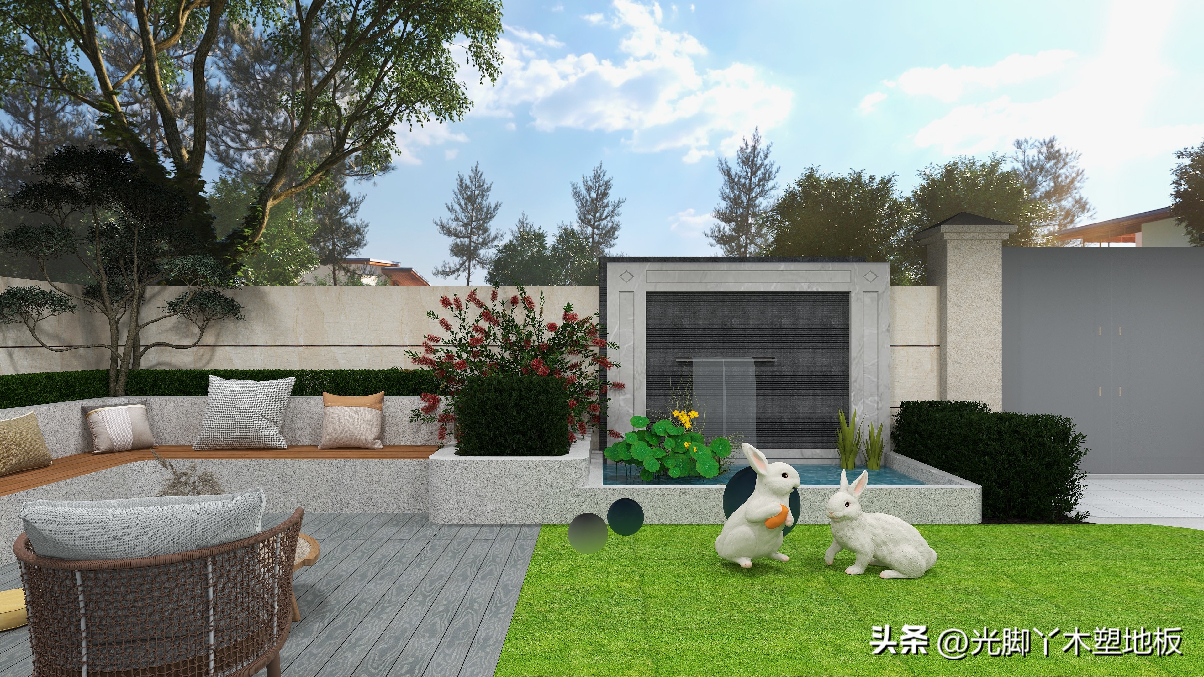 园林绿化户外塑木,木塑板材环保