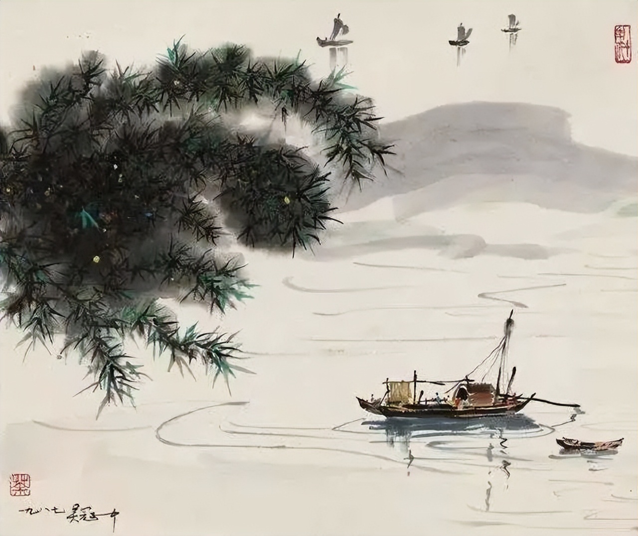 望月怀远李白配插图,望月有怀唐李白