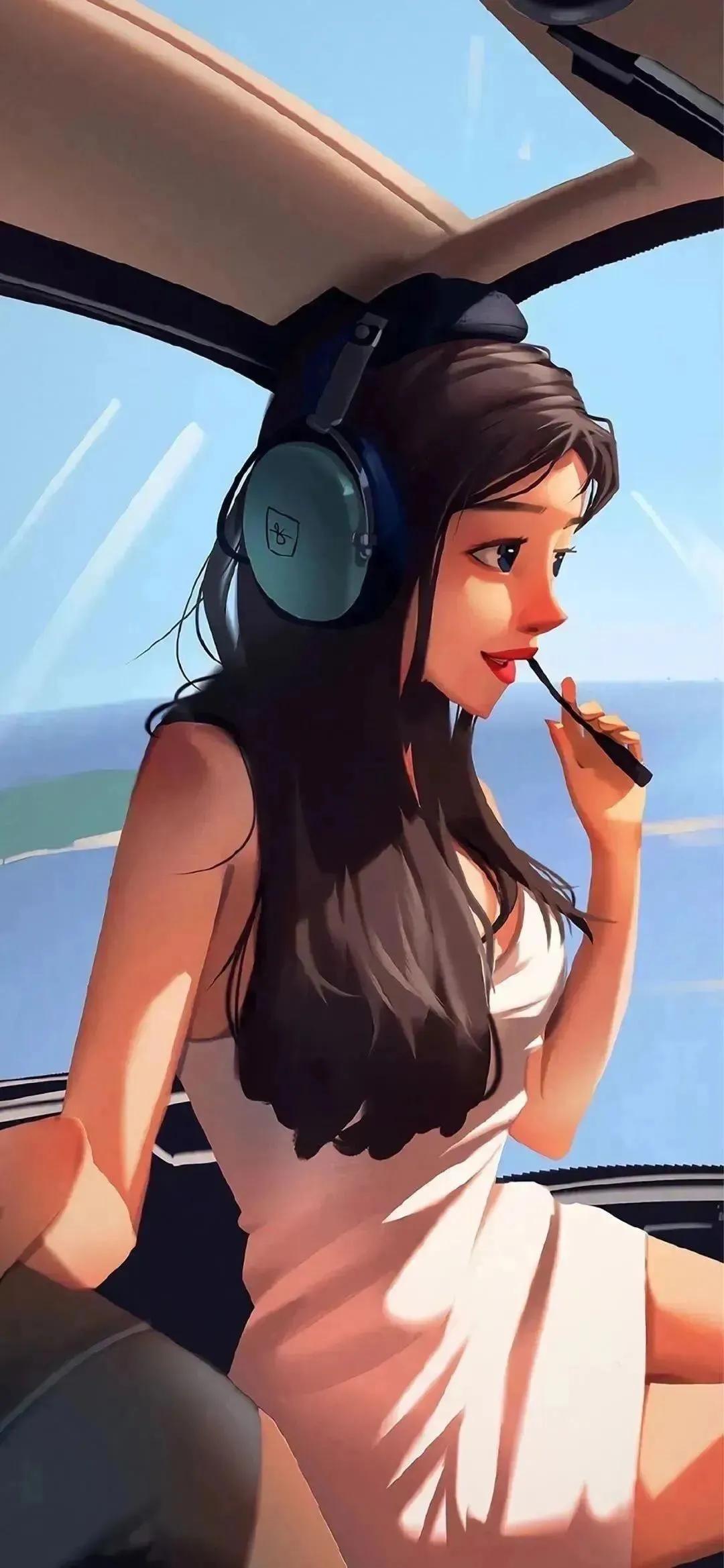 手机壁纸高清清新美女动漫图片,唯美高清动漫美女手机壁纸