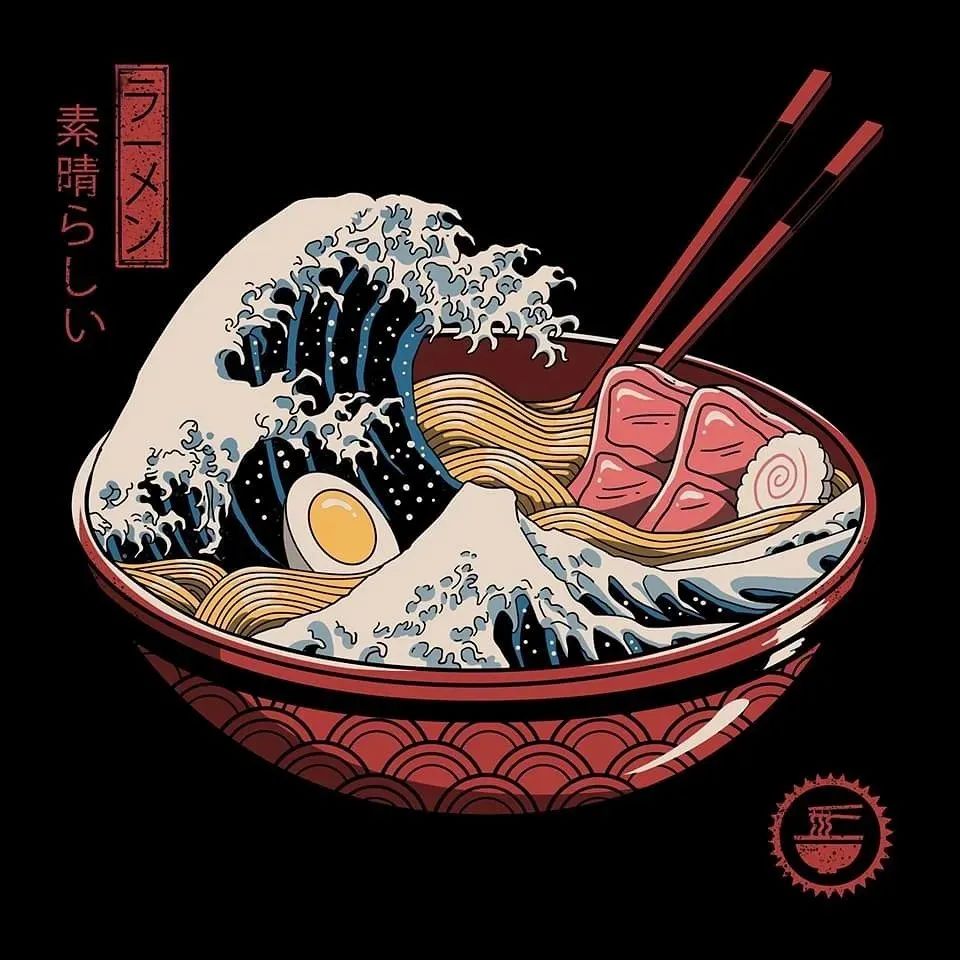 浮世绘动漫插画,菲律宾著名插画师作品