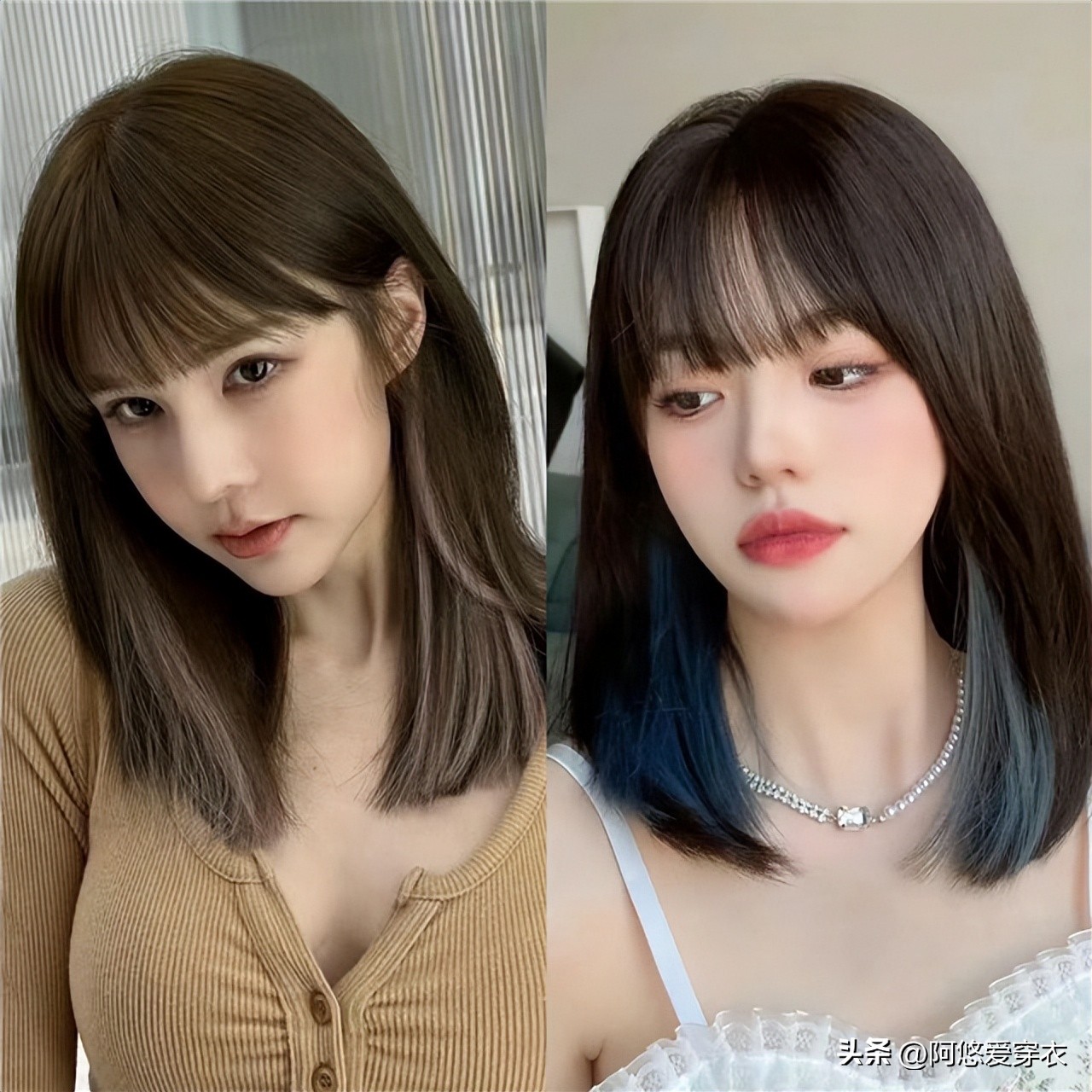 今年火了一款发型漫画锁骨发,2020年最流行的发型锁骨发圆脸