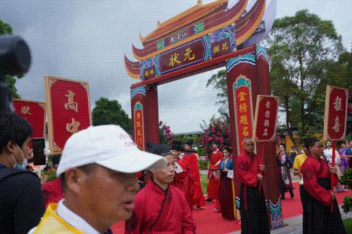状元及第！文、武状元@小心头-小意头巡游东莞观音山，现场送喜