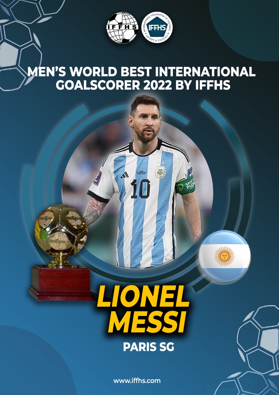 梅西获全场最佳,梅西获得几次iffsh最佳中场