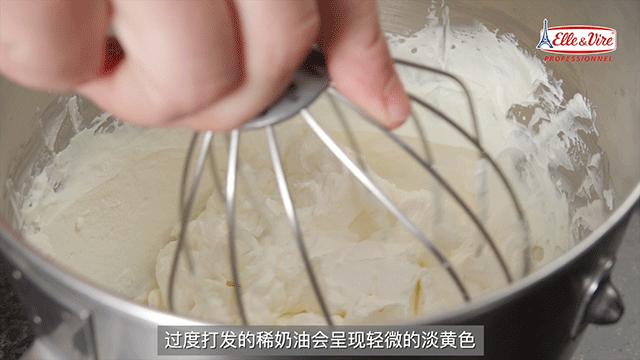 奶油怎样辨别已经打好了,奶油打发程度的判断照片