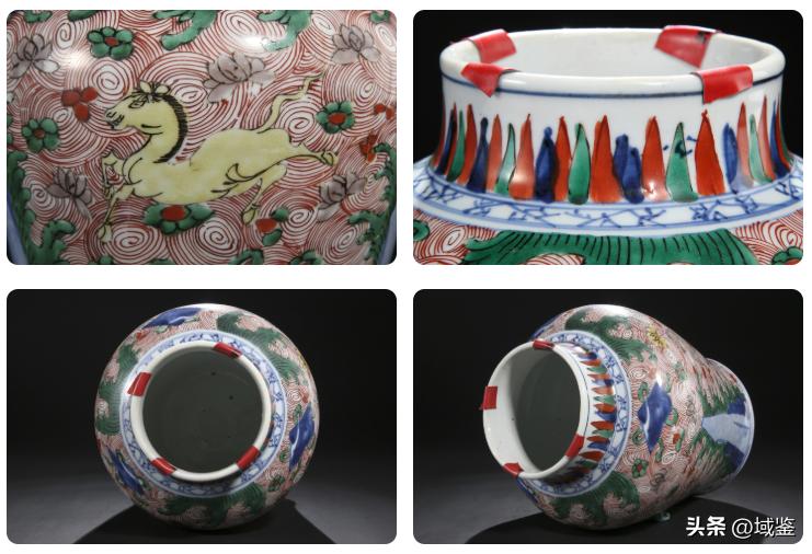 釉上五彩,釉上五彩富贵花