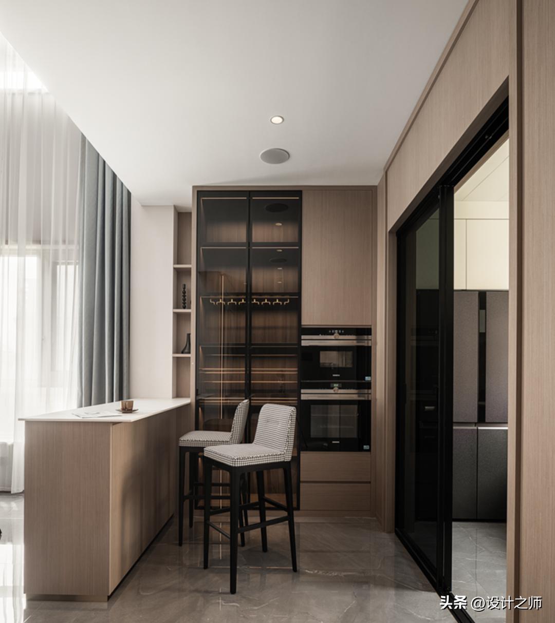 西安河与墅装修设计,西安现代城市别墅效果图