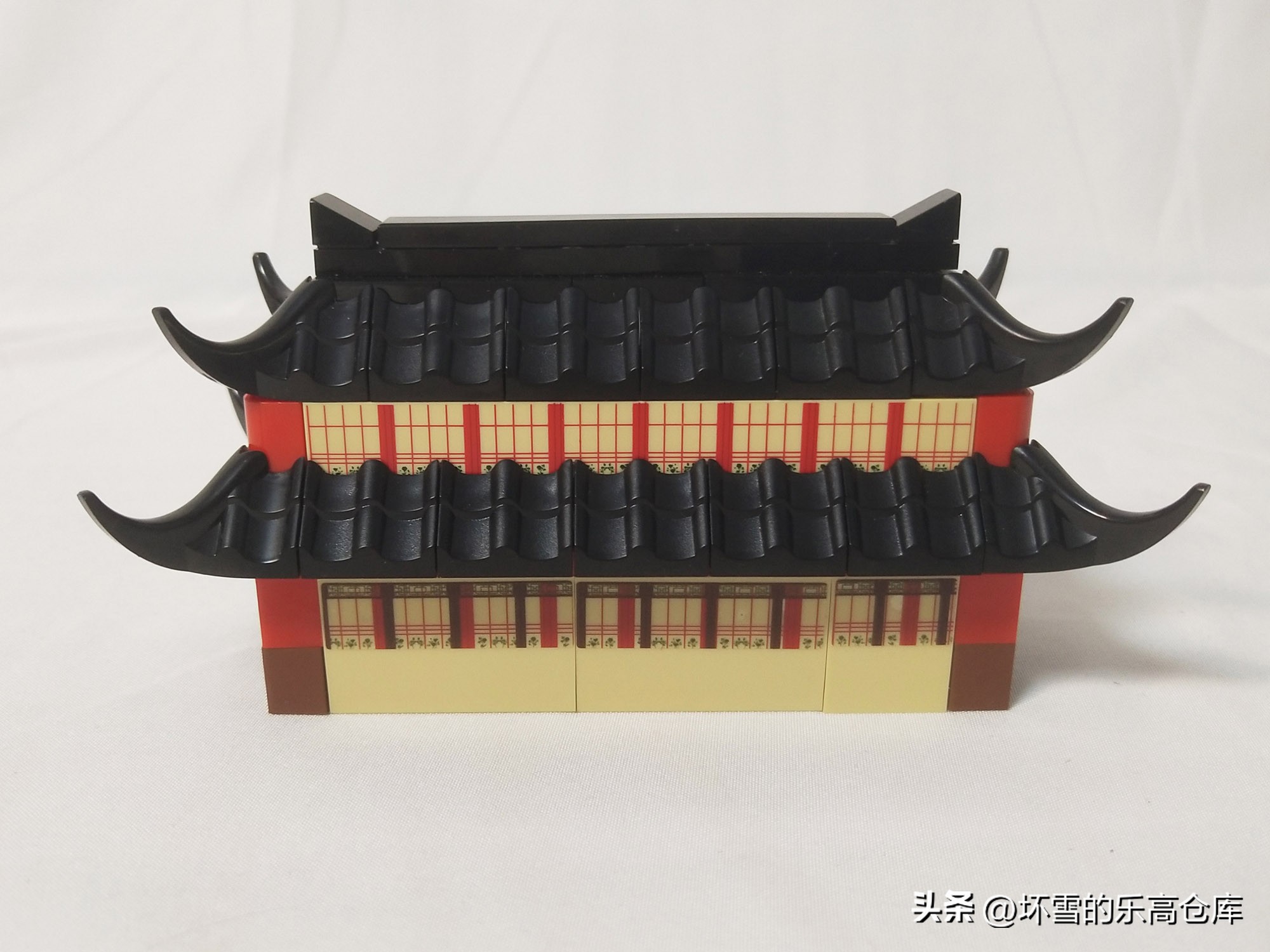 拼搭森宝积木,森宝积木故宫角楼拼搭过程