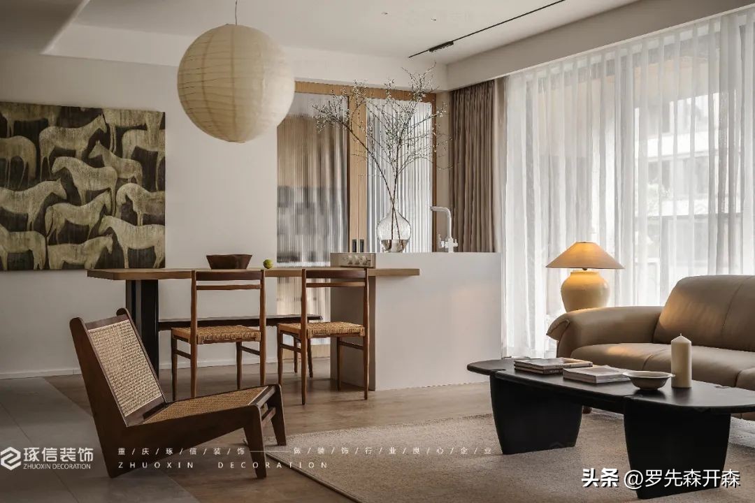 110m²东方美学与古朴自然的融合——万物于此居于自然