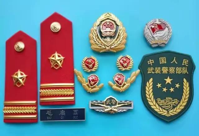 中国陆军狼牙特种部队肩章图片,07式常服肩章军衔饰品