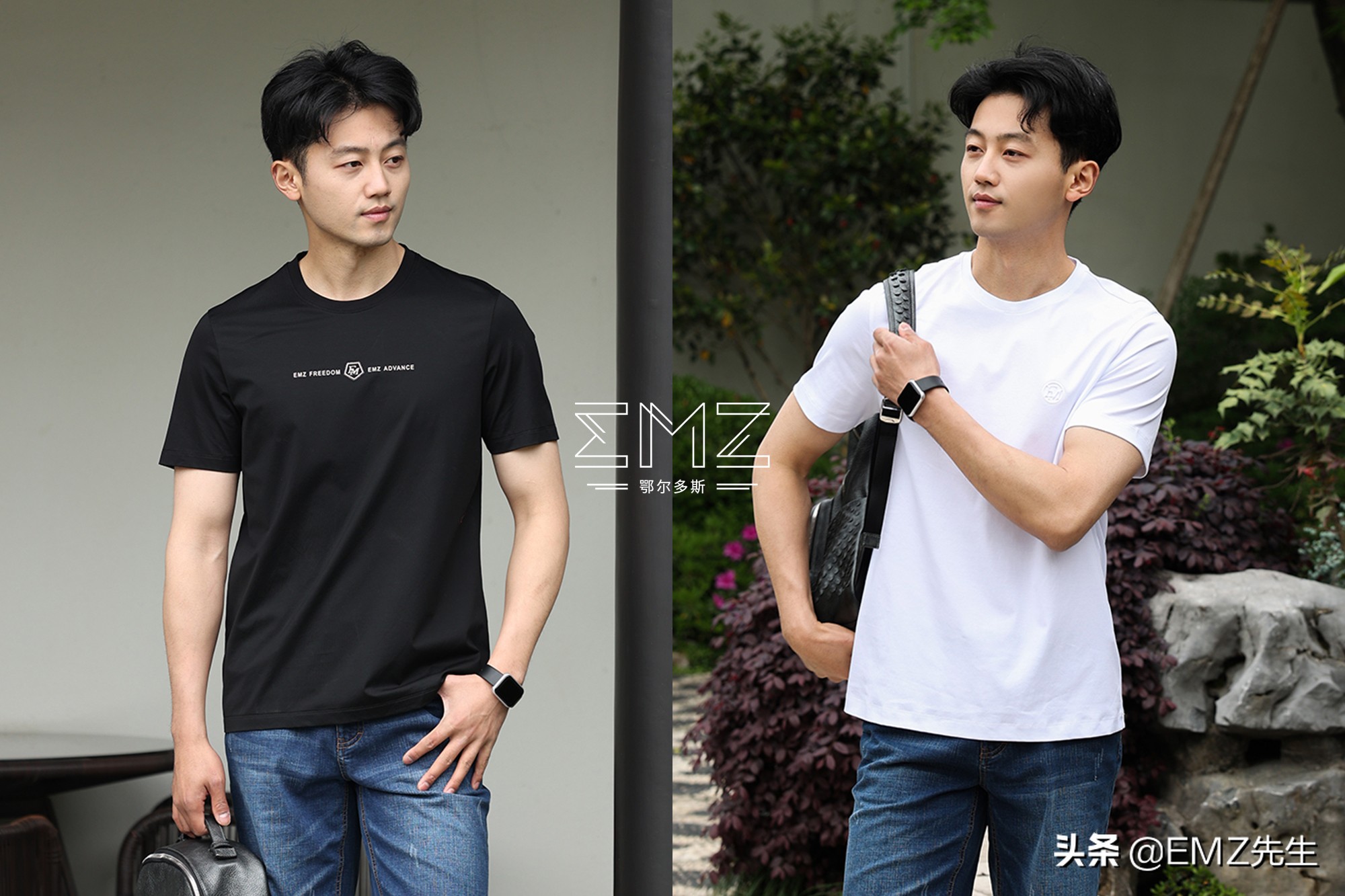 怎么把普通的t恤穿得时髦又新潮,哪款t恤花里胡哨的