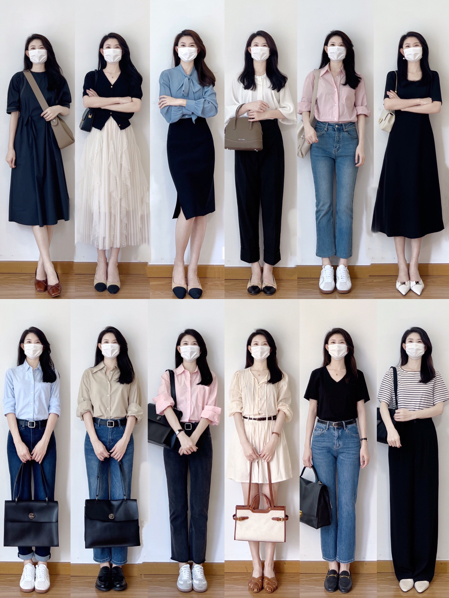 120套夏装大合集来喽！休闲职业全都有，还没找好模板赶快码住