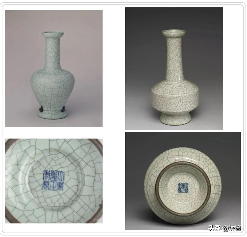 民国仿哥釉瓷器真品,元代景德镇仿哥釉瓷器