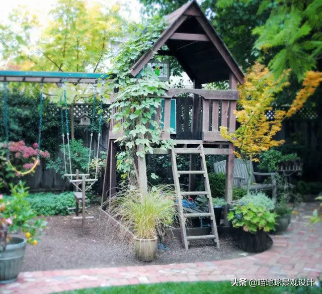 儿童院子怎么设计游乐的地方,庭院景观设计儿童