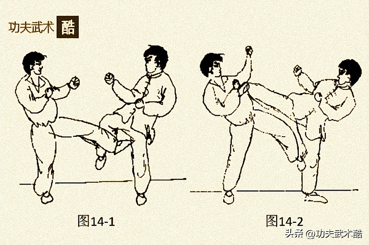 最厉害腿法腾空连环踢,格斗腿法左横踢