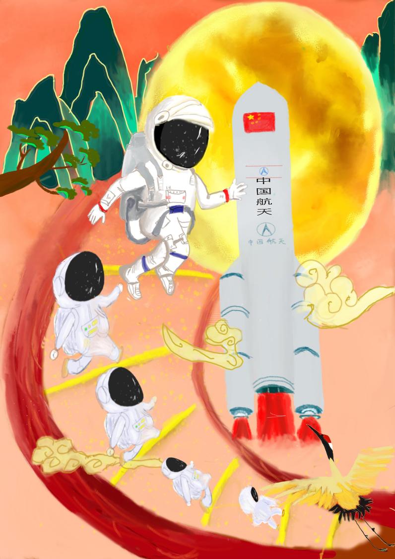 致敬航天可以有多硬核！QQ小世界创作者们直接造火箭发射成功