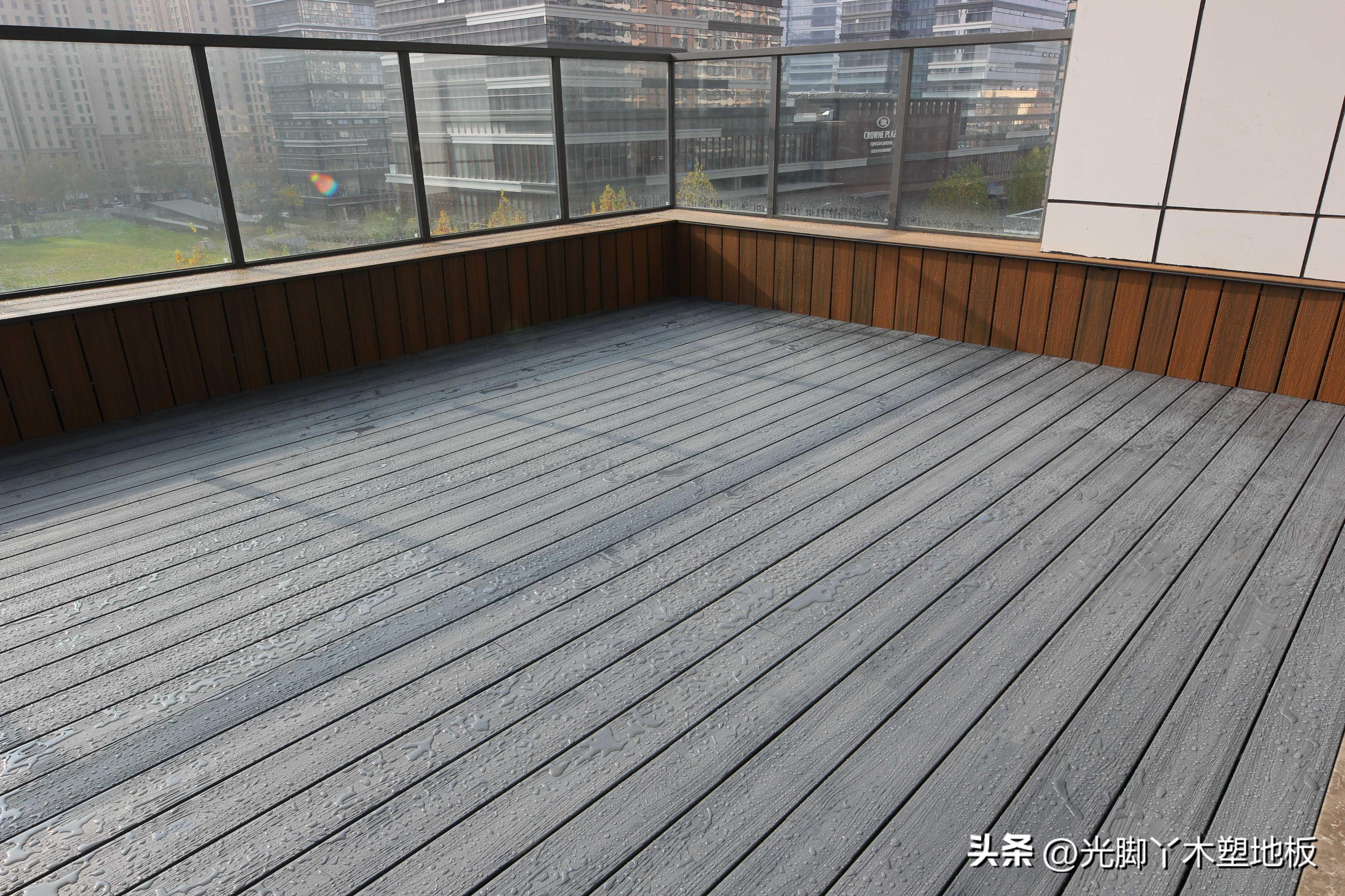 塑木地板效果图庭院,为什么别墅地面一定要用大理石