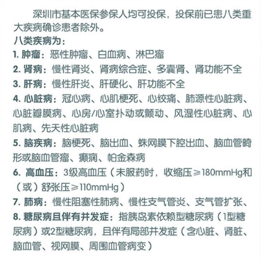 深圳专属医疗险和百万医疗,深圳社保重疾补充保险365元一年