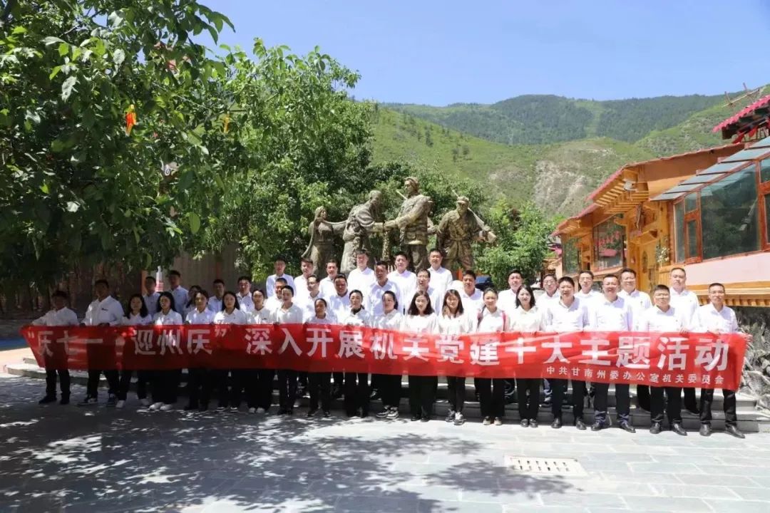 【甘南州直机关“庆七一、迎州庆”】州委办公室深入开展“守初心、强*党**性、勇担当、创一流”主题*党**日活动