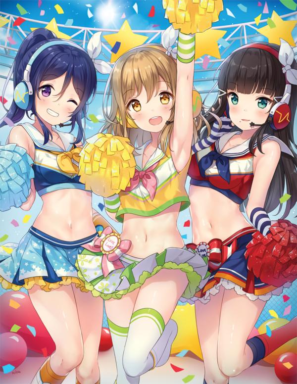 啦啦队员可爱小图,啦啦队员二次元图片