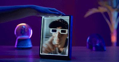 3d全息投影相框,3d立体显示器效果