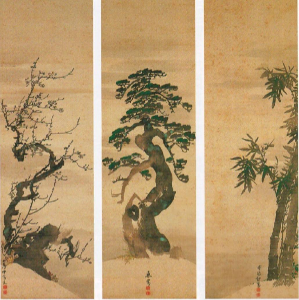 渚水流芳|君子格物岁寒三友知之