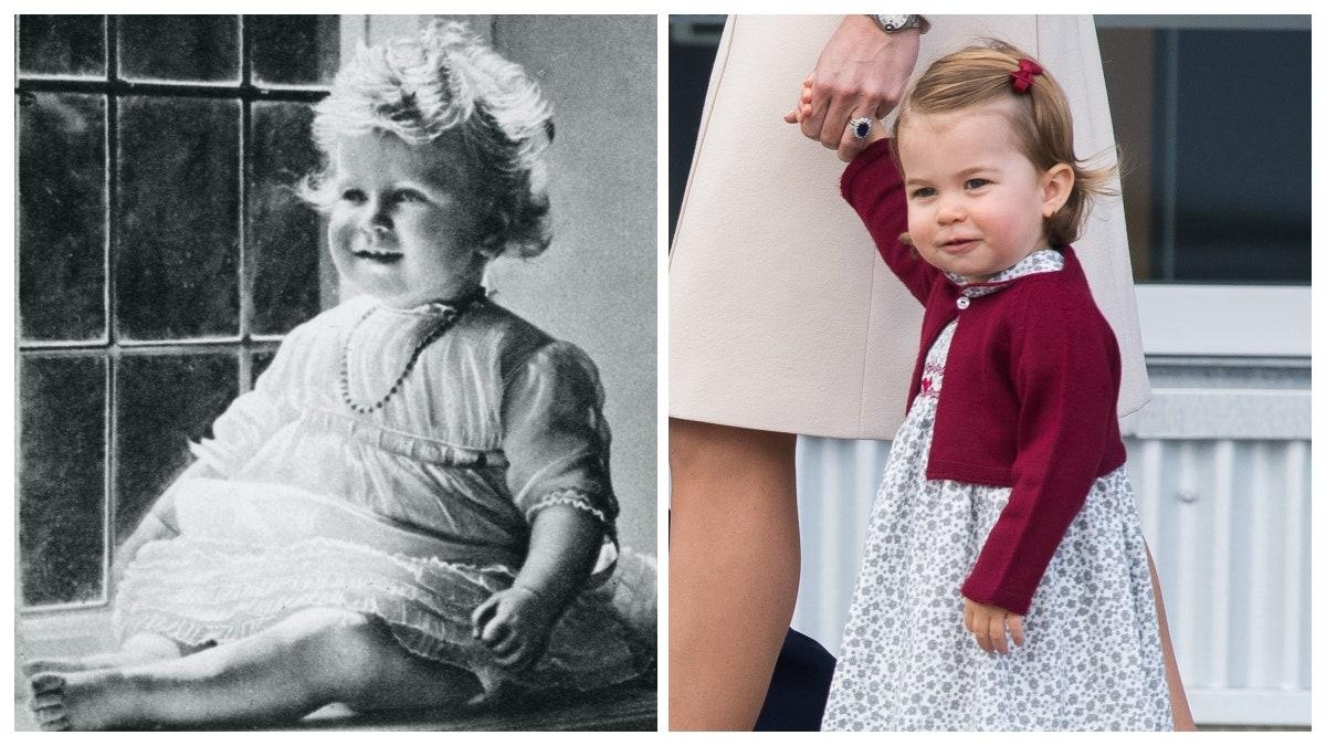 夏洛特公主与哈里王子的亲密接触,哈里王子梅根和小公主夏洛特