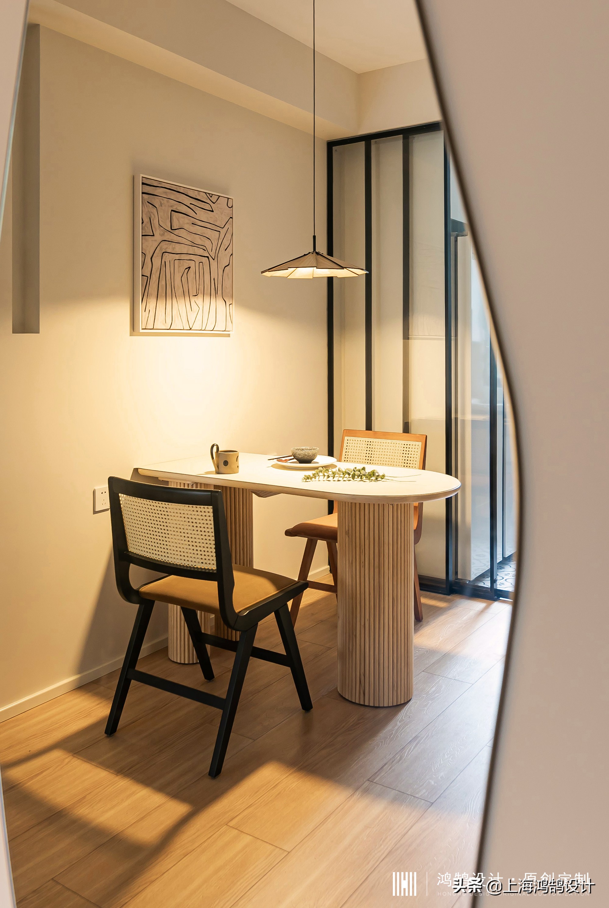 原木轻奢风格样板房,小户型原木风格样板间