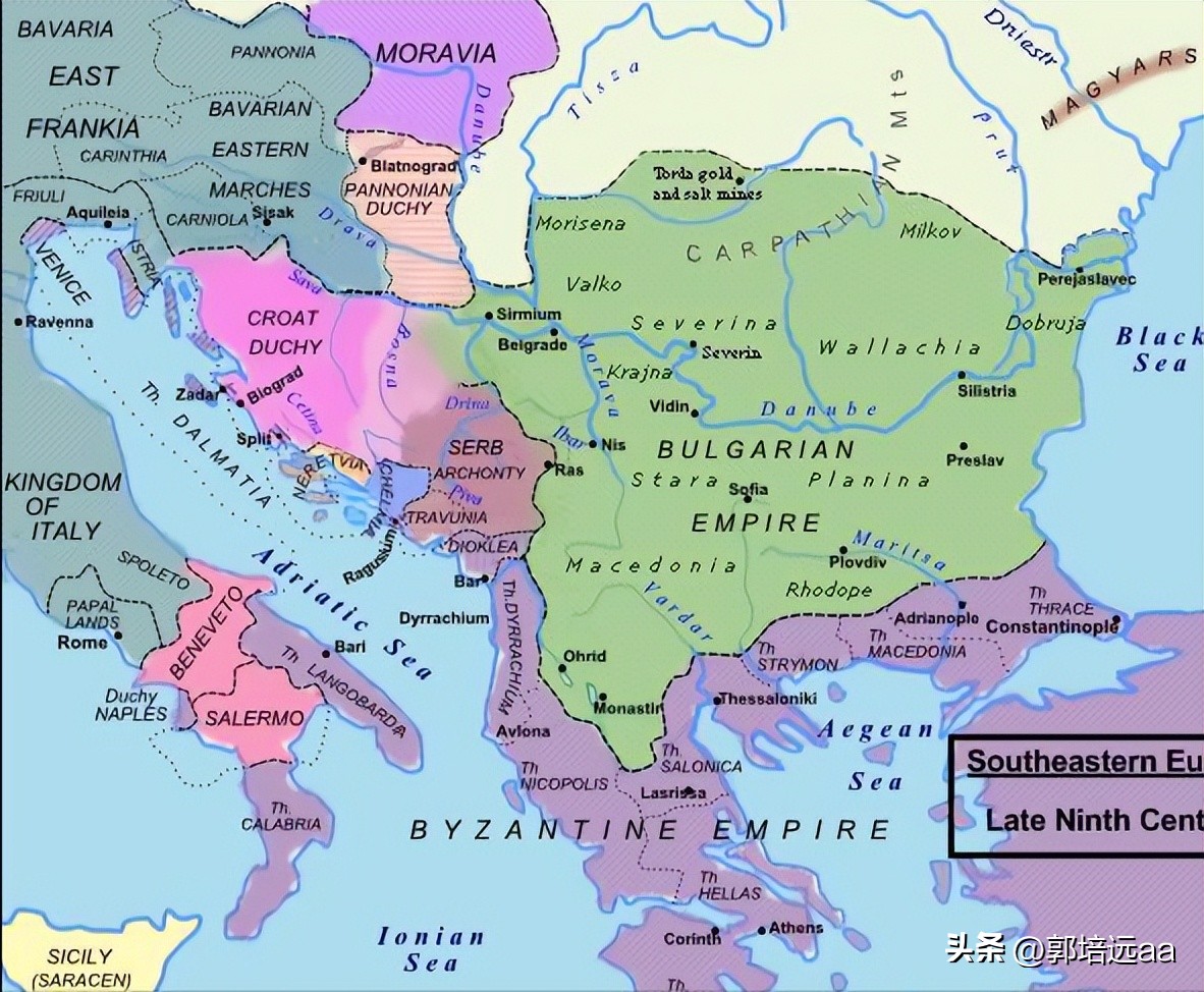 东欧第一大国,保加利亚历代王朝