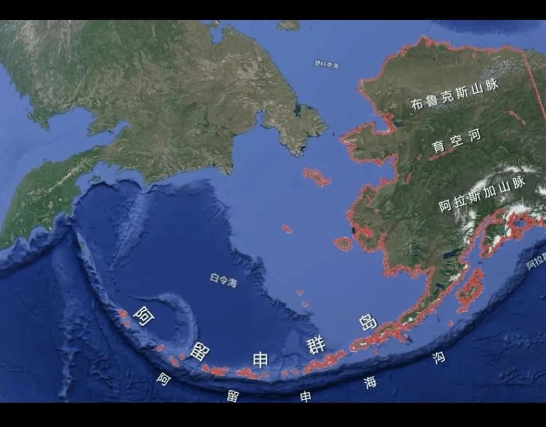 美国阿留申群岛在哪,阿留申群岛全部属于美国吗
