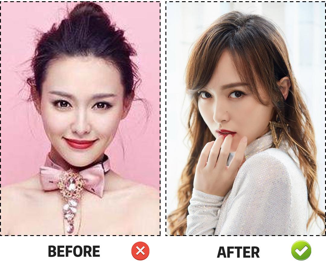 剪完刘海后你不知道你有多好看,什么刘海不用剪就好看