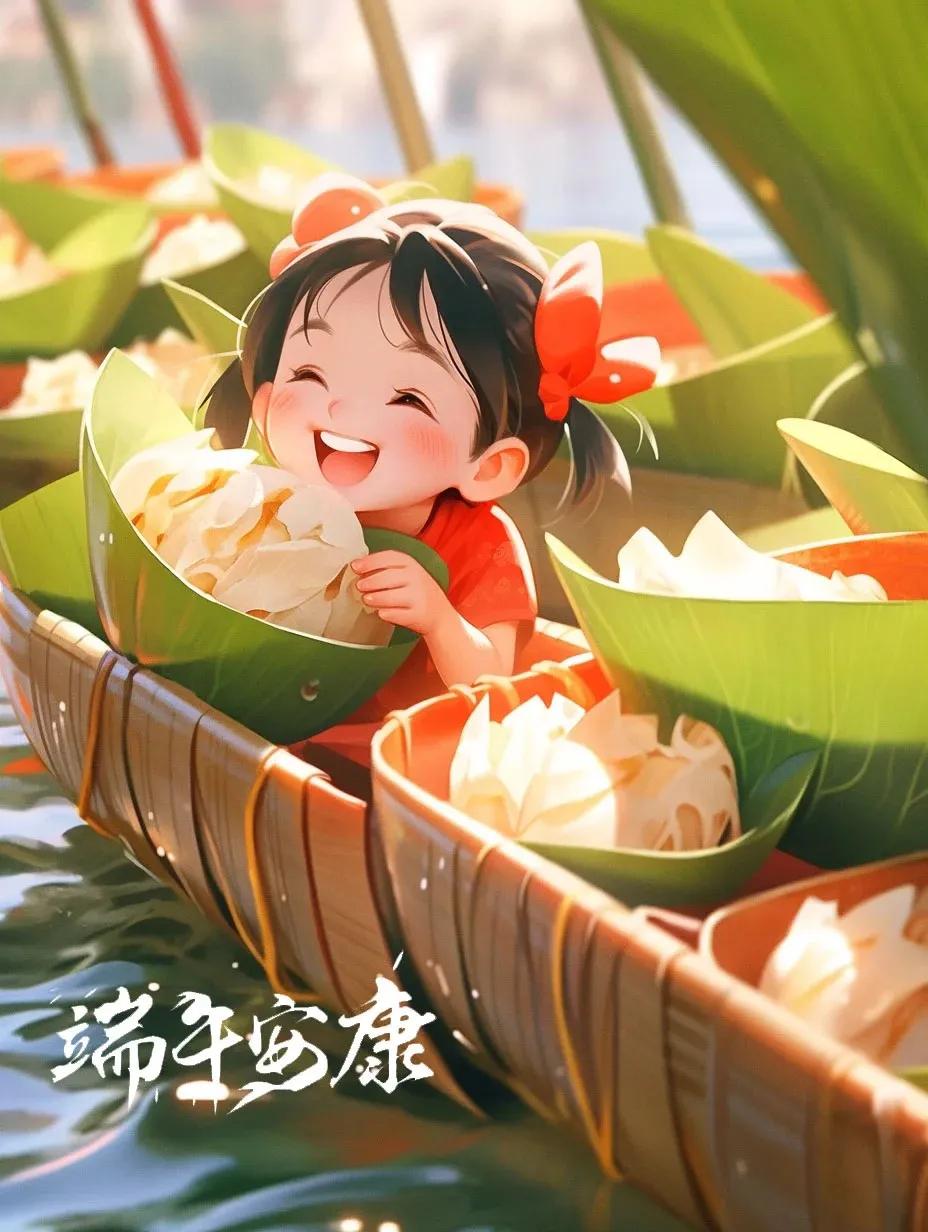 端午节绘画中国风海报,端午节海报手绘图片大全无字