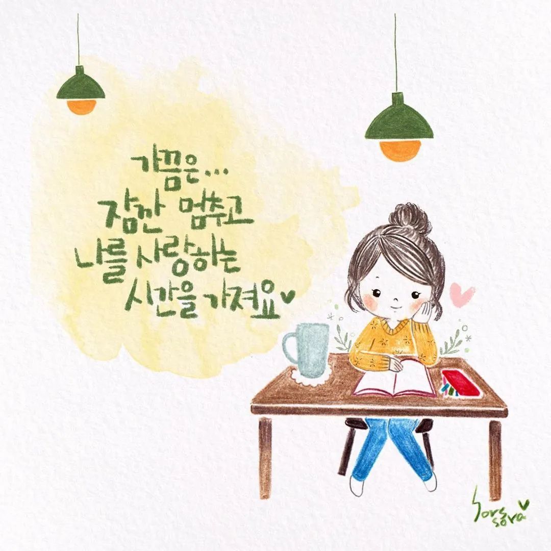 彩铅绘画7-15岁简笔画可爱又简单,可爱彩铅简笔画简单的少女