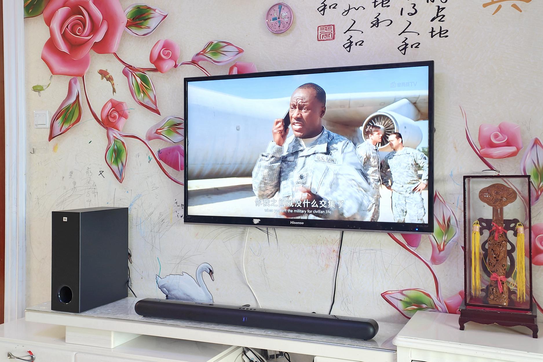 客厅音响效果试听,jbl电视音响回音壁效果