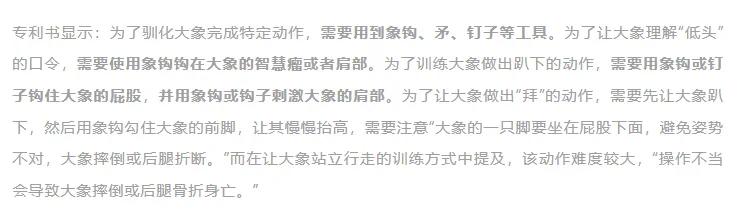 野象谷：给大象拴铁链子，好比人类遛狗的时候拴狗绳