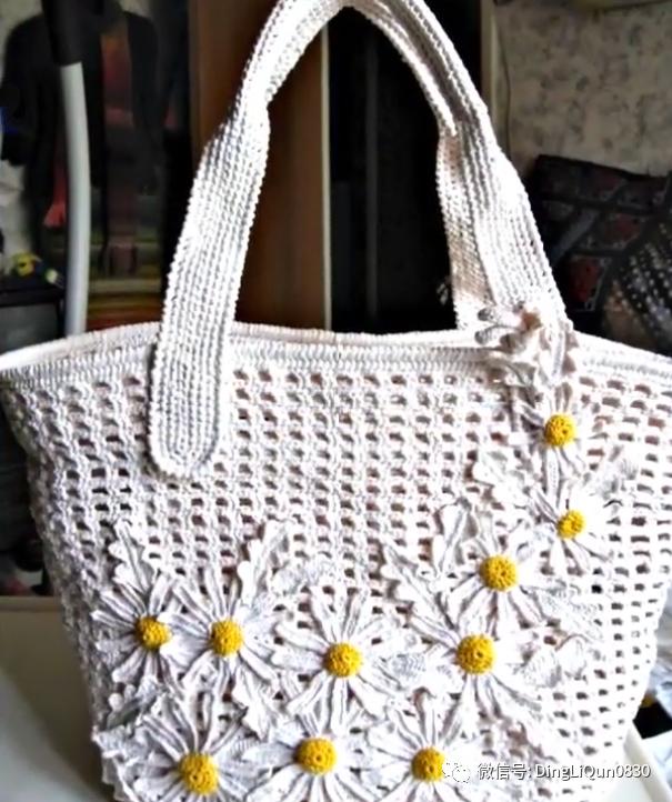 针织包包手工图纸,针织包作品