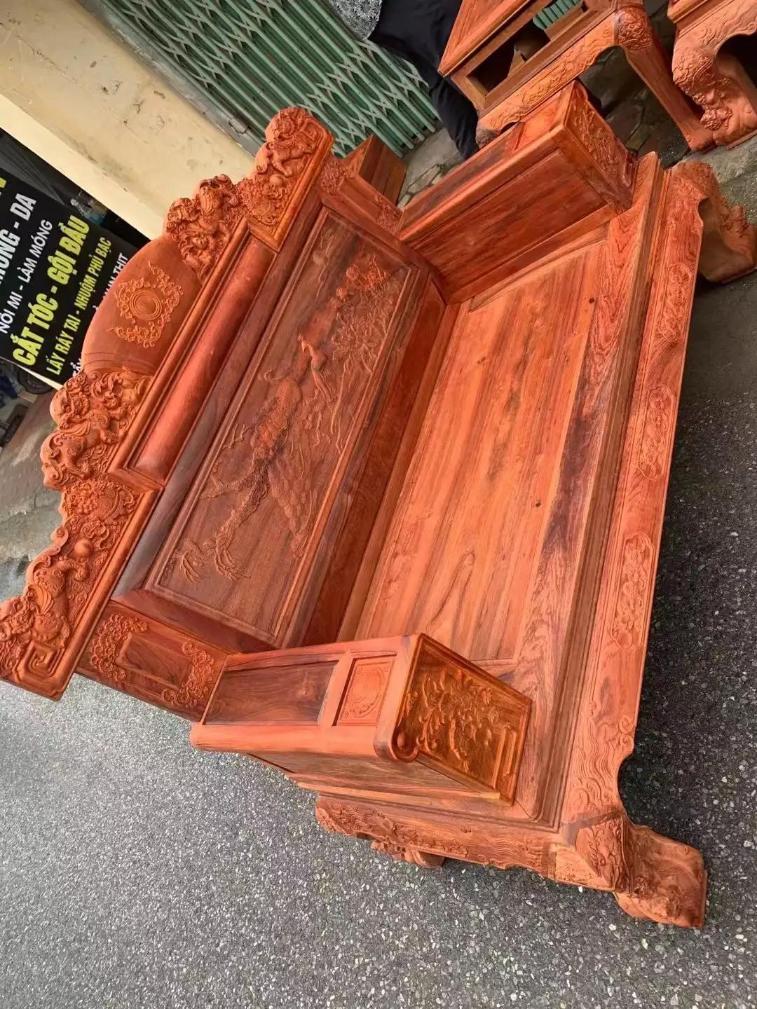 缅甸花梨黑红老料六件套,缅甸花梨黑红老料沙发价格