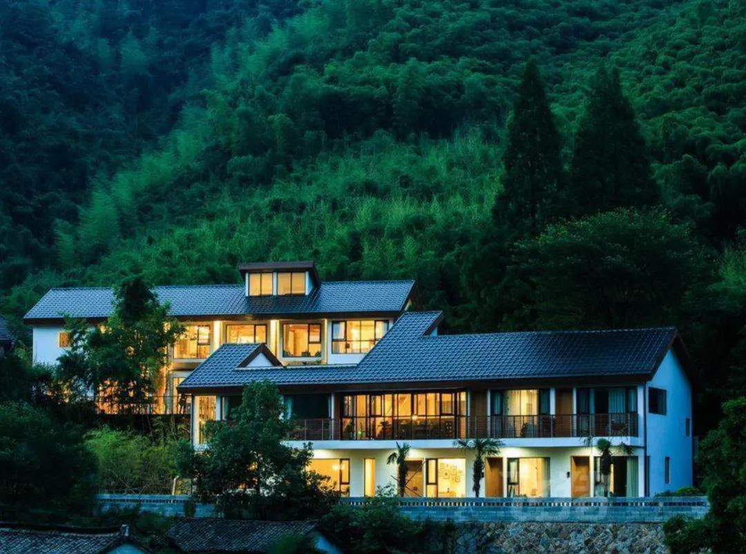 莫干山民宿泡温泉,莫干山温泉雪景民宿