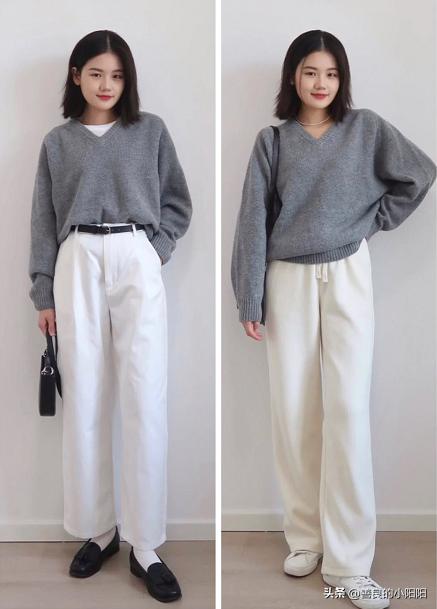 深灰色长款毛衣怎么搭配冬季,冬季灰色超长款毛衣怎么搭配图片