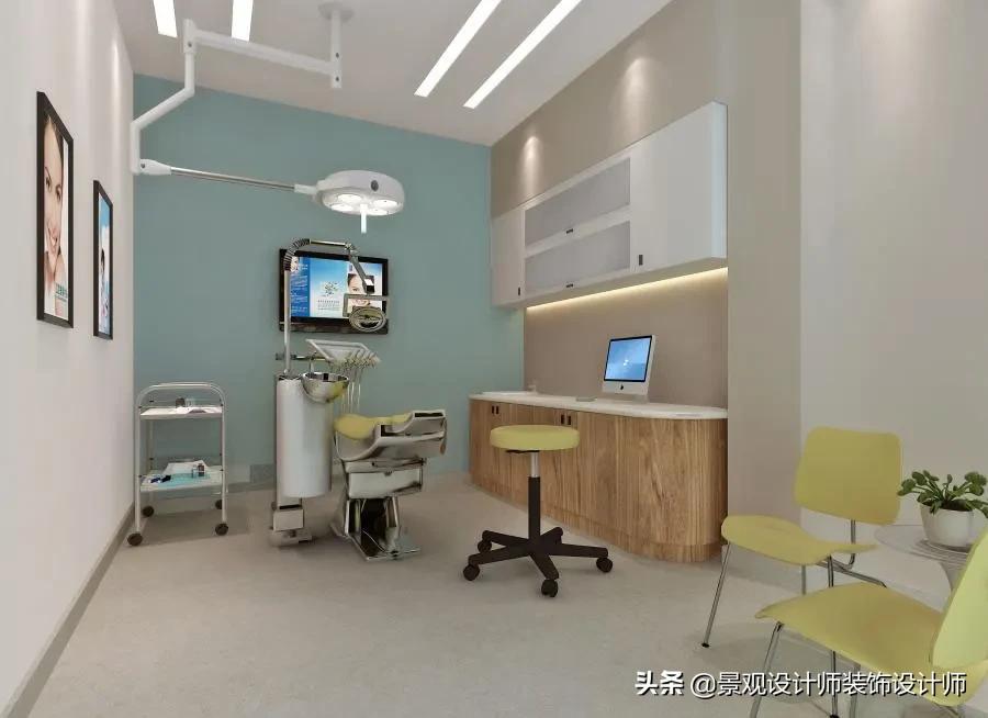 顶级口腔诊所设计图,120平口腔诊所设计案例