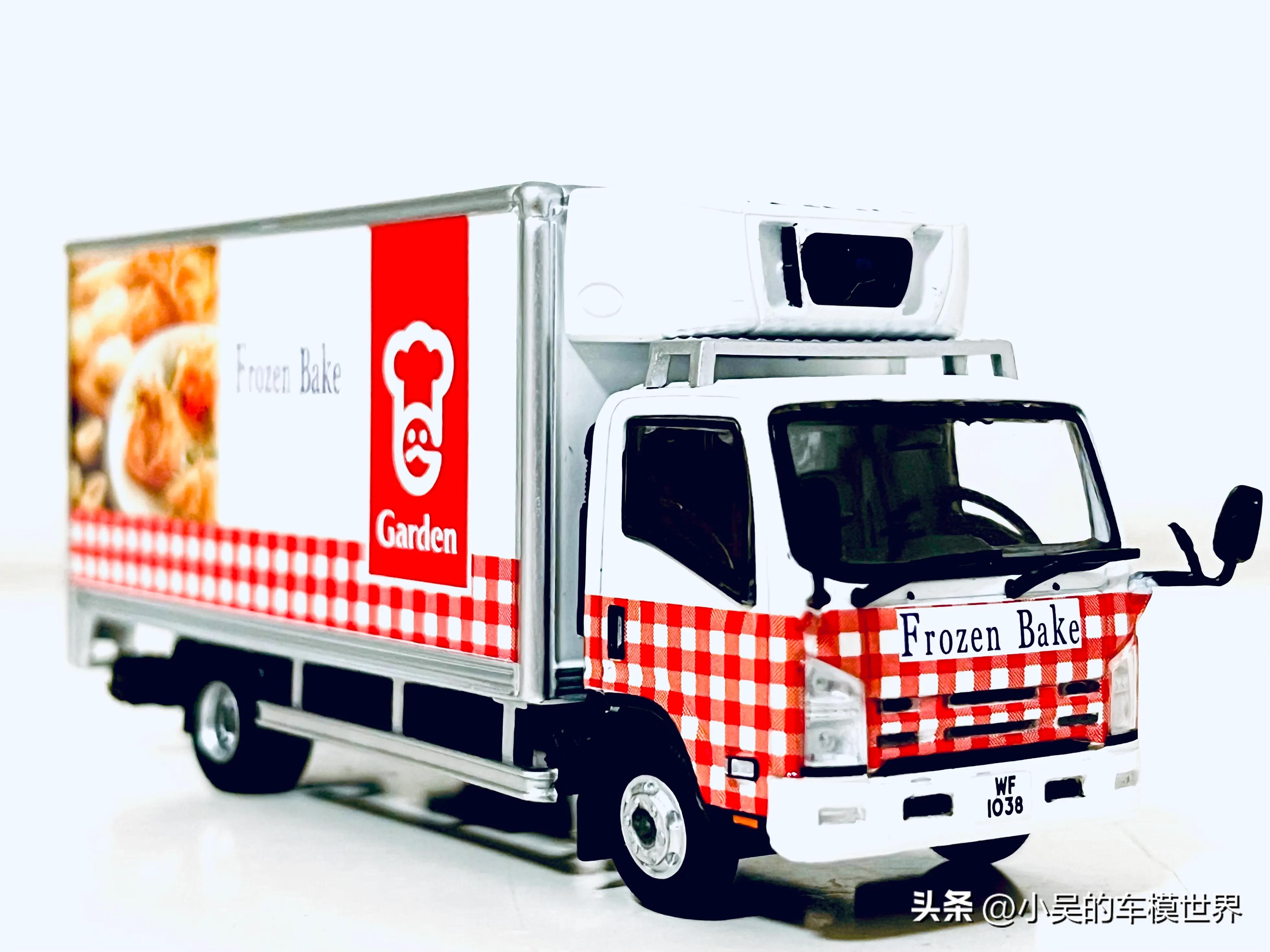 嘉顿面包，有爱有力量｜TINY微影711限定-ISUZUNP嘉顿面包配送车