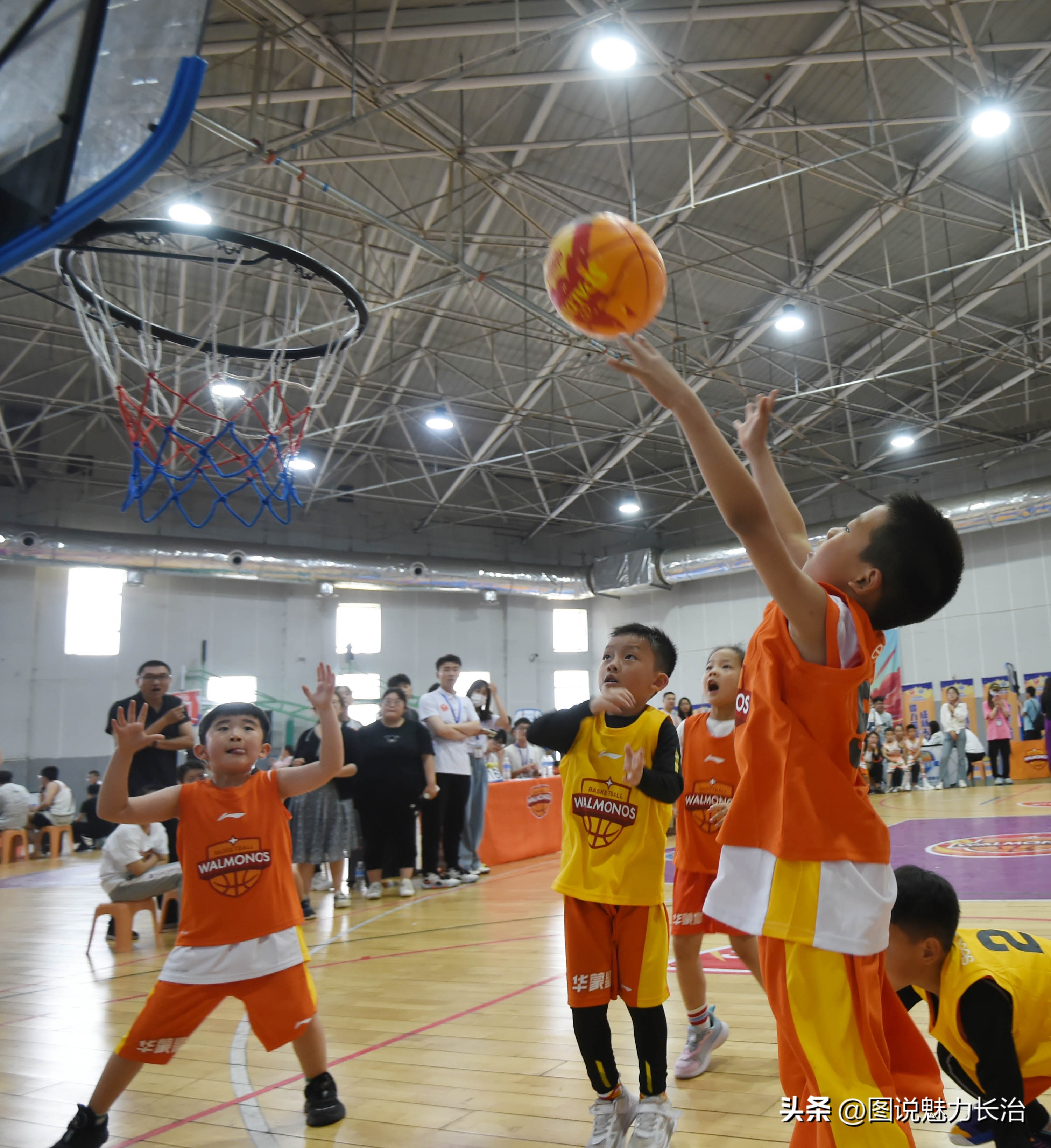 6岁篮球小将惊艳全场,六岁少儿篮球联赛总决赛