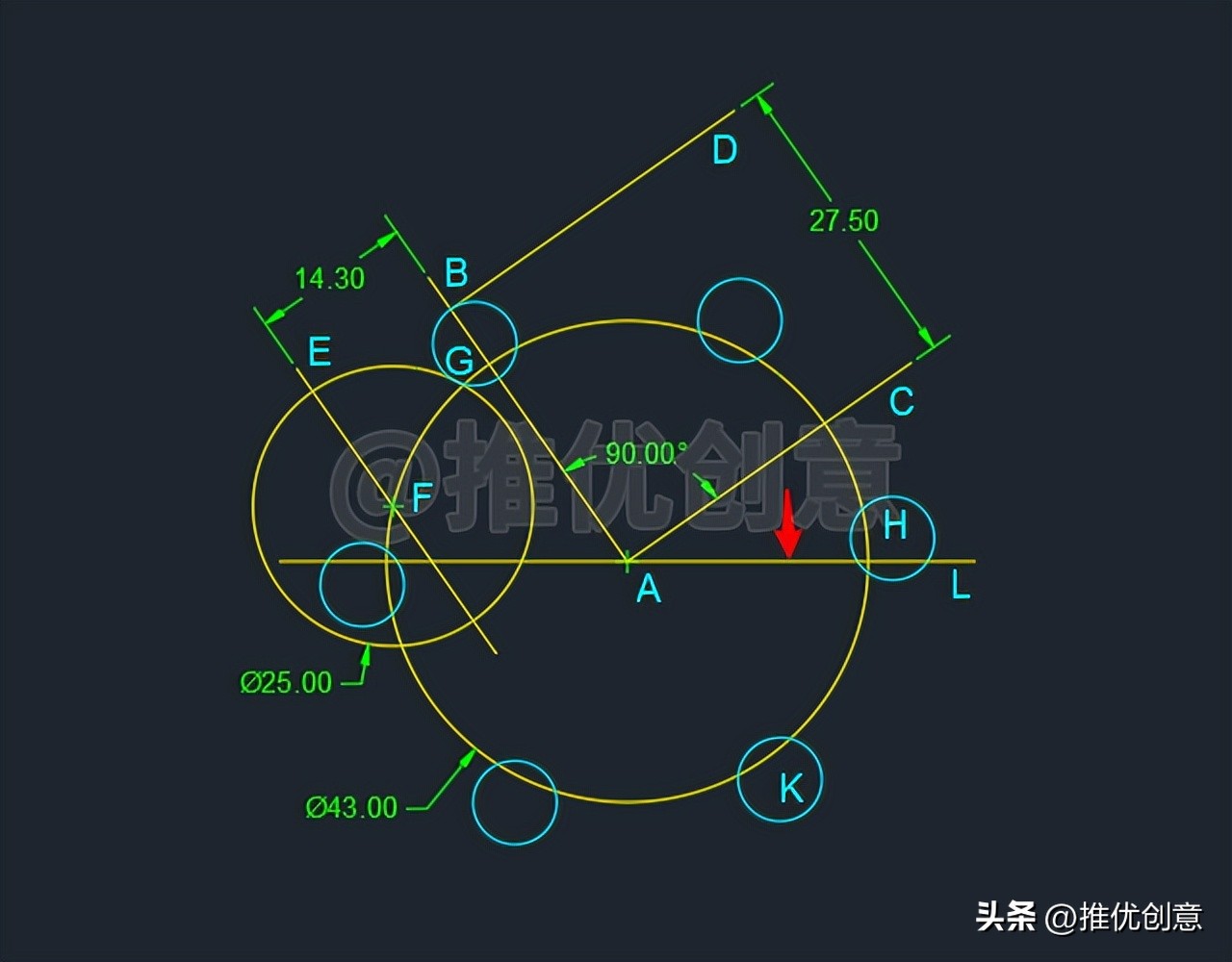 cad制图两个圆相切怎么画,cad制图两圆相切的画法