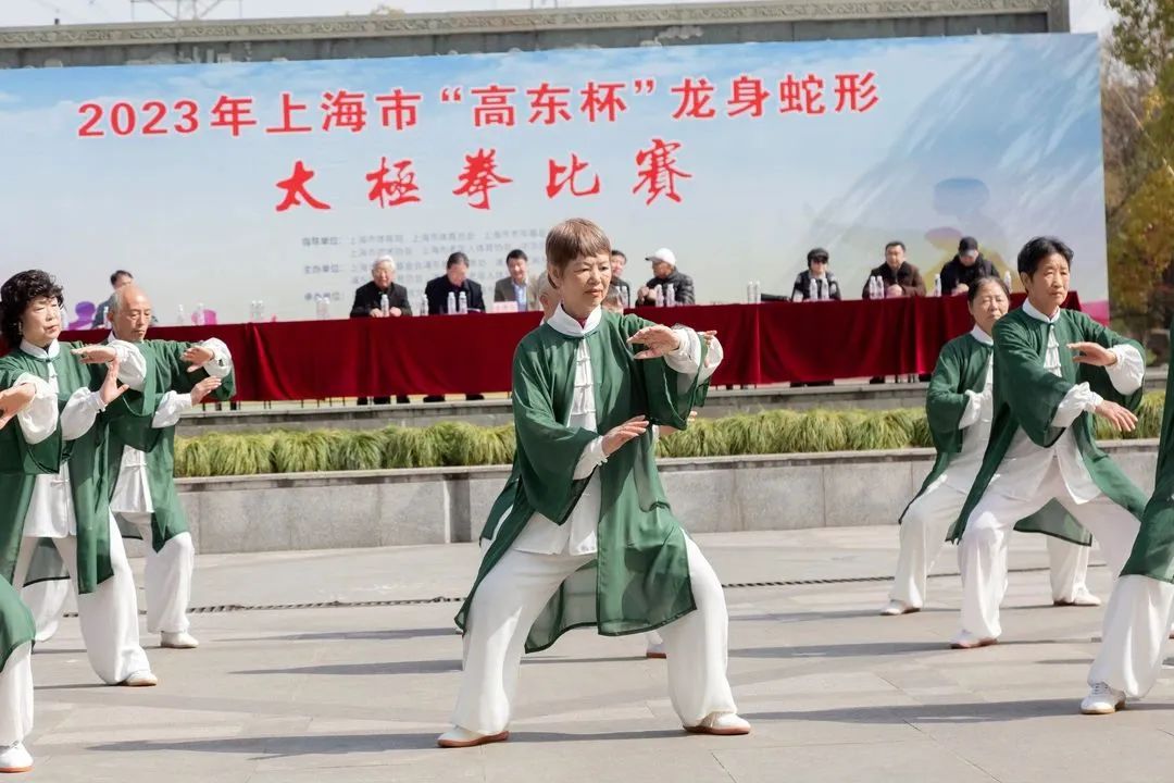2023年“高东杯”龙身蛇形太极拳比赛在高东公园圆满举行