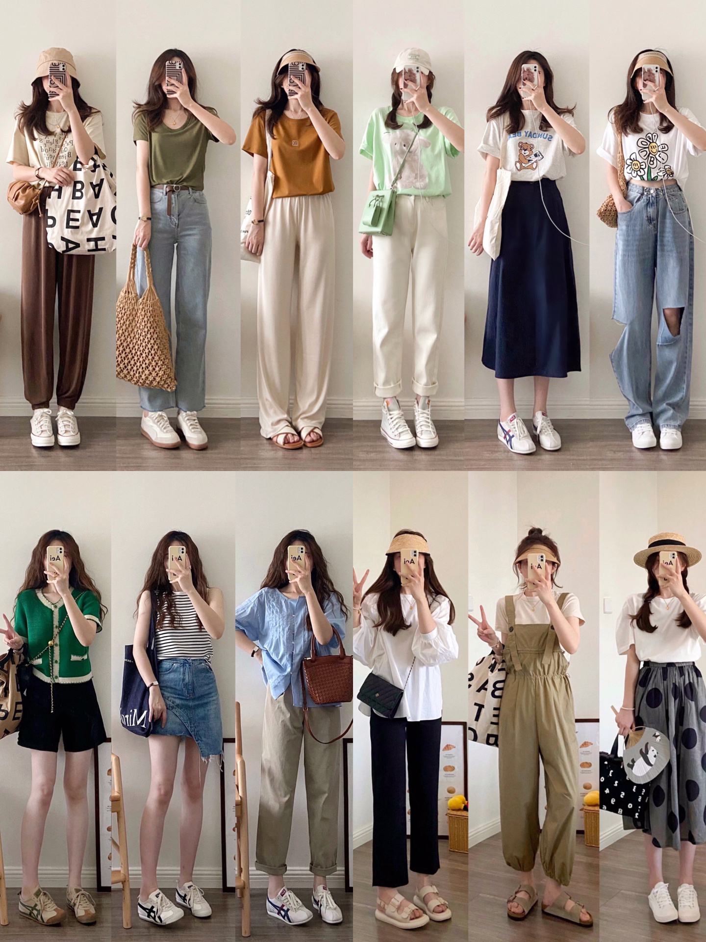 120套夏装大合集来喽！休闲职业全都有，还没找好模板赶快码住