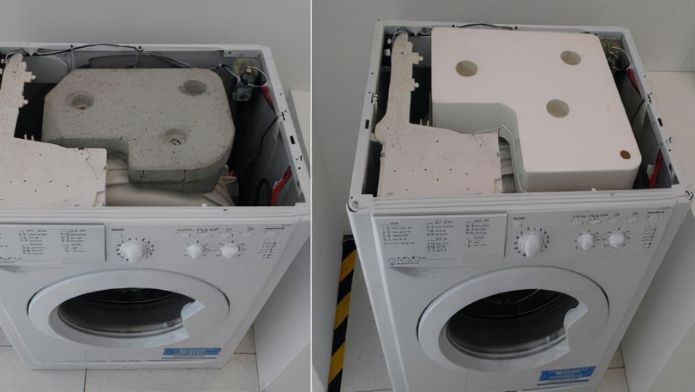 洗衣机爆炸炸出石头,洗衣机爆炸飞出巨石