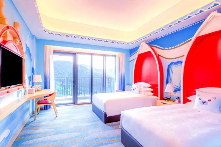 珠海长隆飞船酒店！海洋王国无限畅玩+畅游28楼绝美无边际泳池