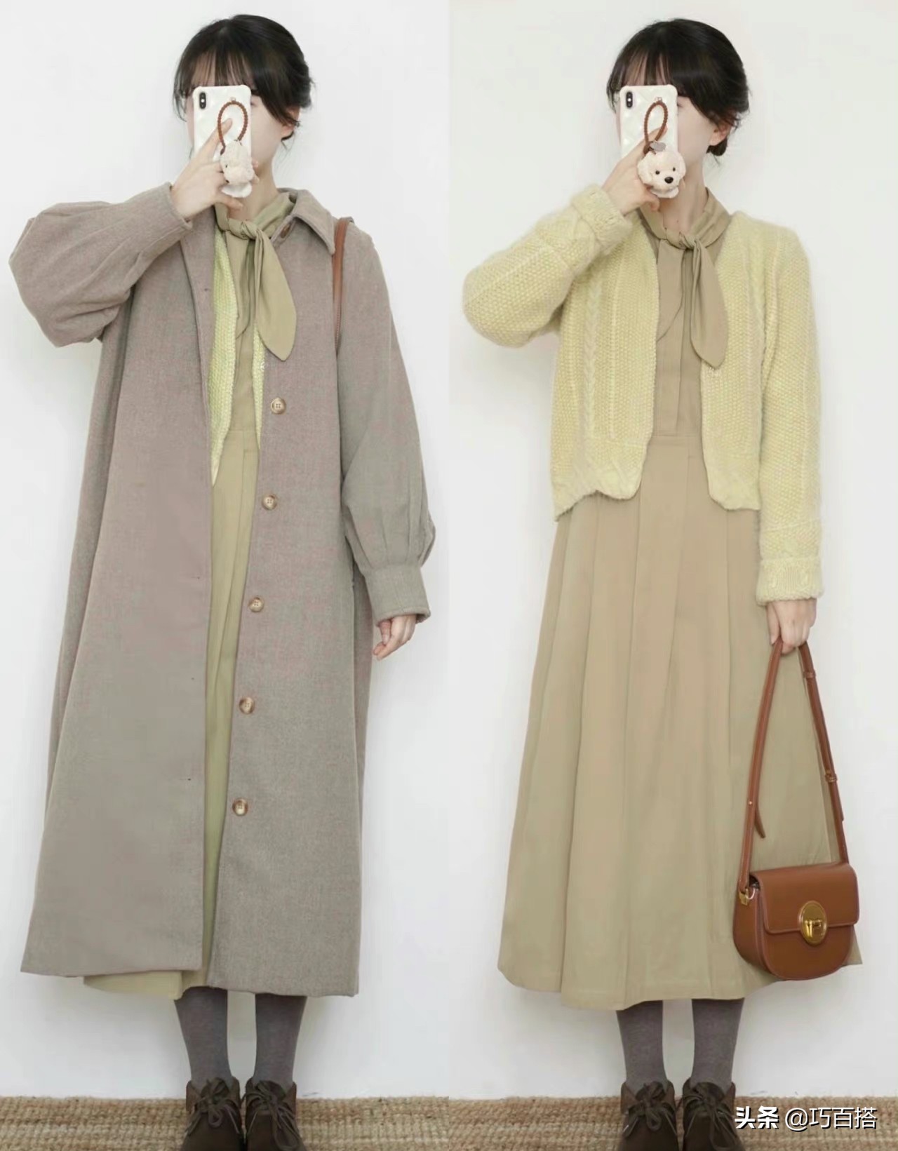 春天这样穿清新又有质感,有种很高级的绿色