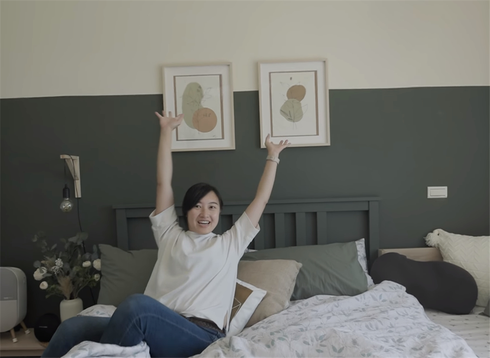 小两口用3天时间，将13㎡杂乱卧室变成森系风，网友：心服口服